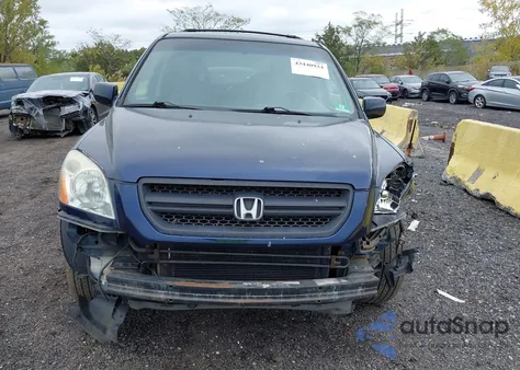 2004 Honda Pilot Ex-L from USA, damaged, VIN 2HKYF18654H536614